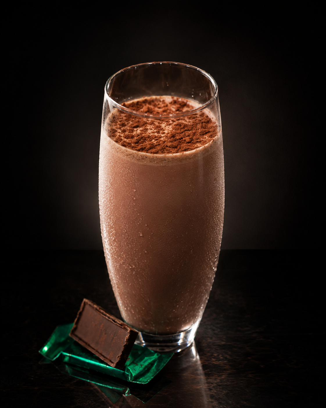 A creamy cacao-style flavored kava drink at Kava Works